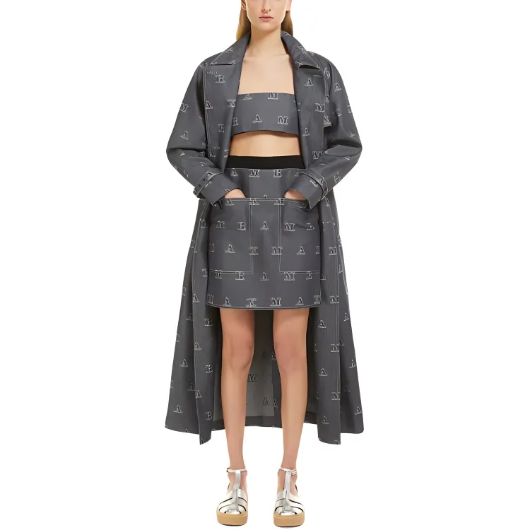 MaxMara Trench Coats Women's Dark Blue-1