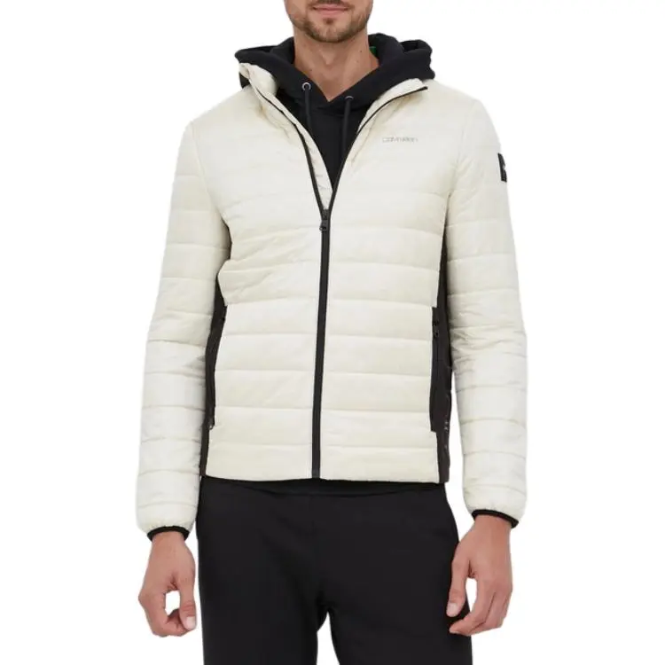 Calvin Klein Puffer Jackets Men Ecru-3