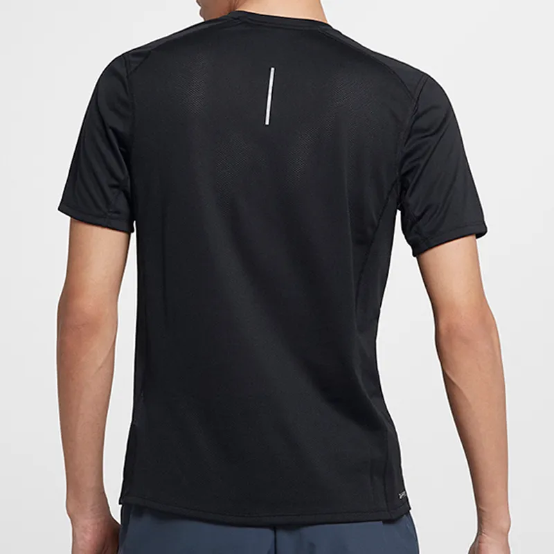 Nike MILER T Shirts Men Black-3