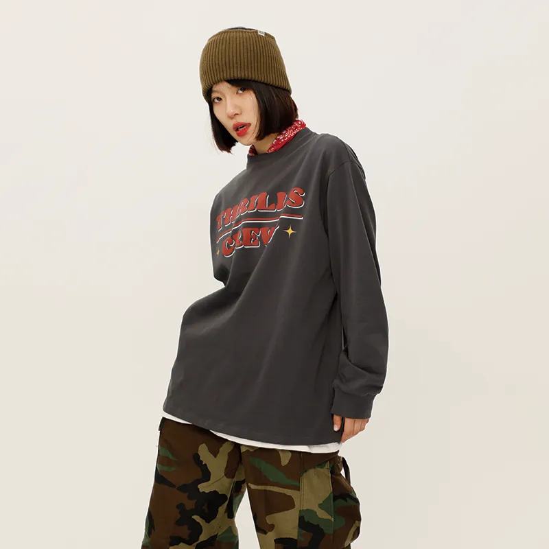 Thrillscrew T Shirts Unisex Dark Gray-3