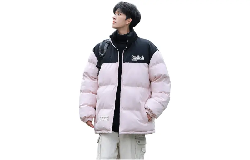 FONDLOOK Puffer Jacket Unisex Black-21