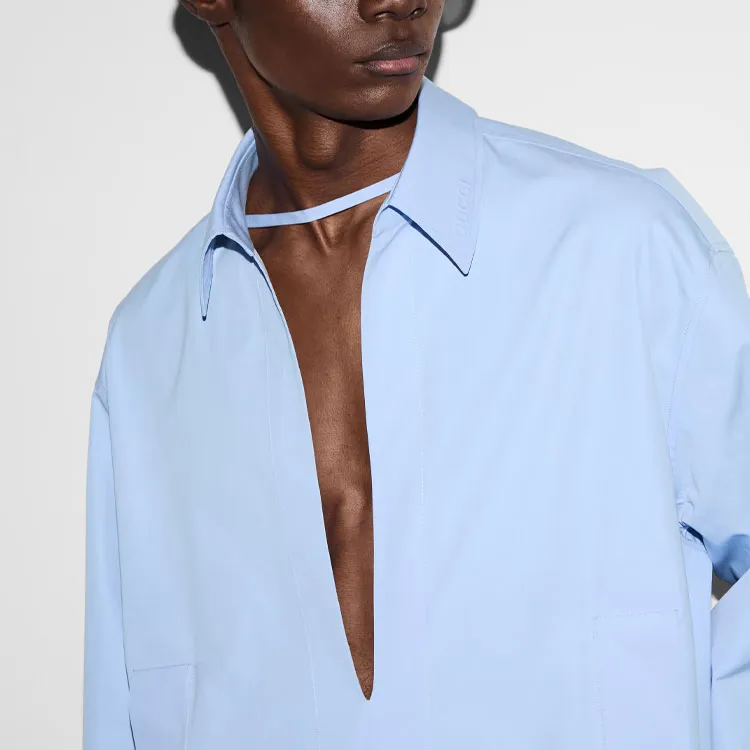 GUCCI Logo embossed Shirt-5
