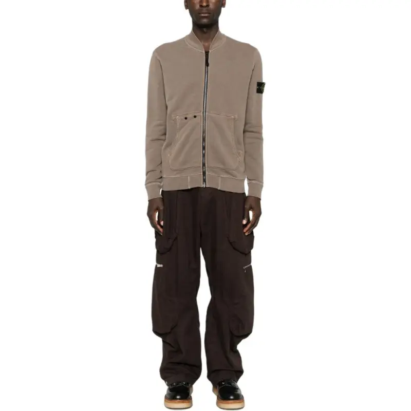 STONE ISLAND Zip up Sweatshirt-2