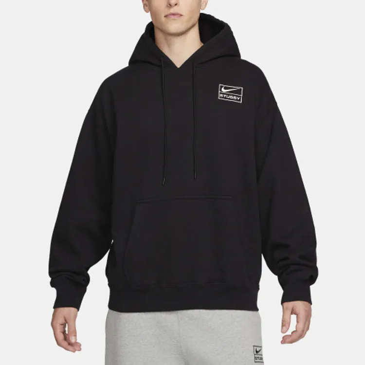 Online Stussy x Nike Black Washed Hoodie