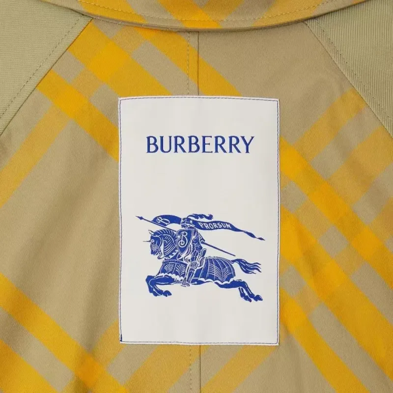 Burberry Checked Belted Waist Reversible Trench Coat-4