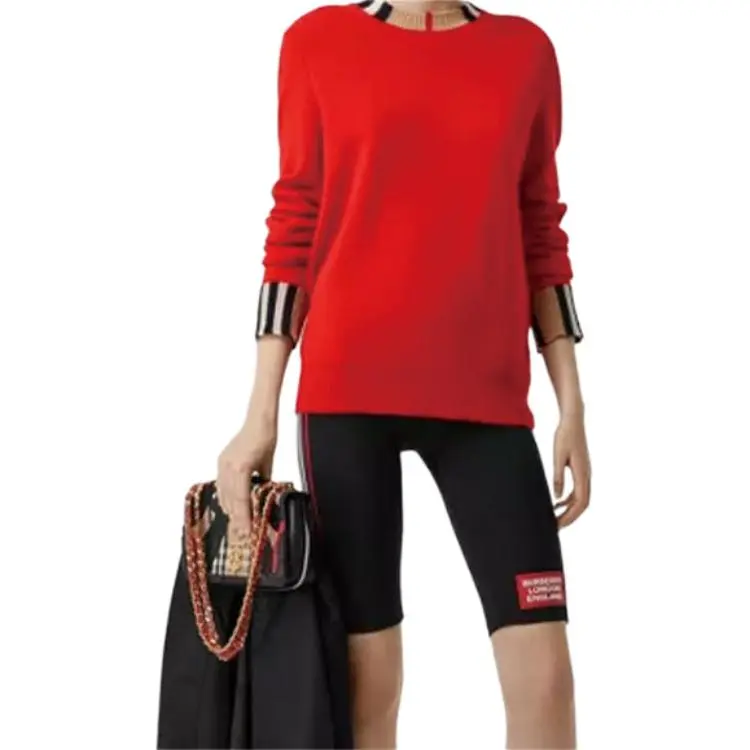 Burberry FW23 Sweater Women's Red-3