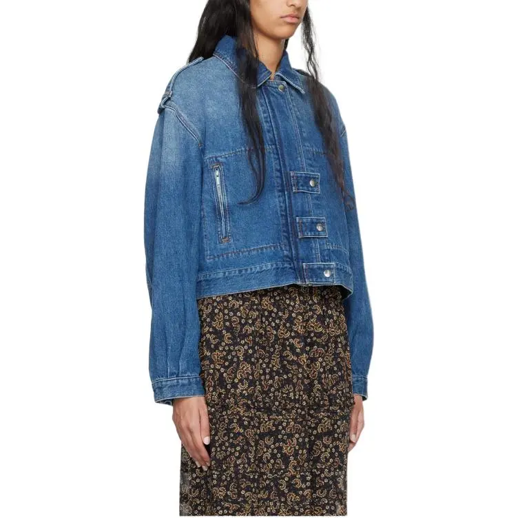 ISABEL MARANT Denim Jacket Women's Blue-2