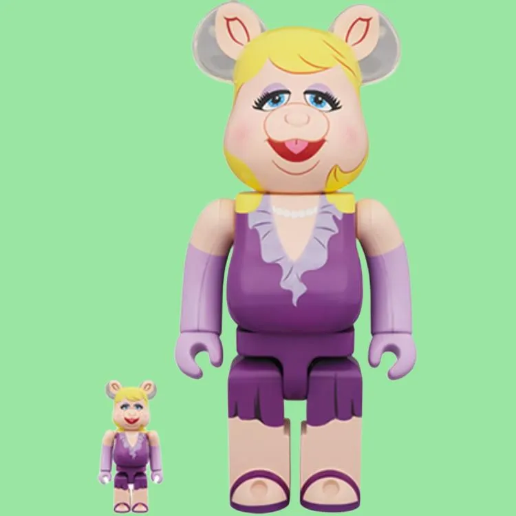 Bearbrick Miss Piggy Purple-2