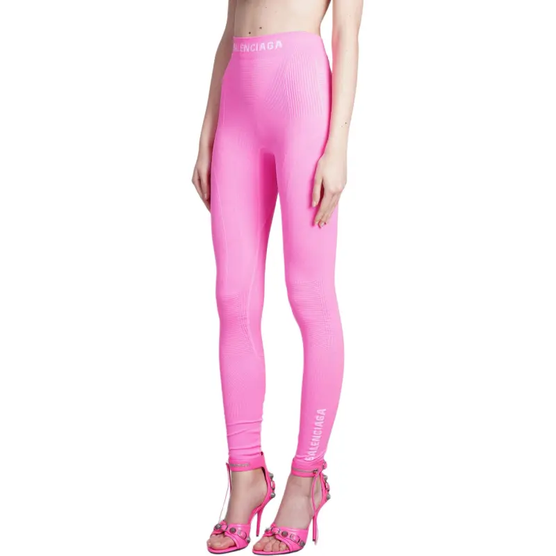 Balenciaga Athletic Leggings 'Neon Pink'-5