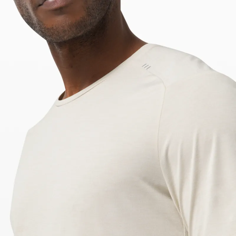 Lululemon Fast And Free T-Shirt Men's Beige-3