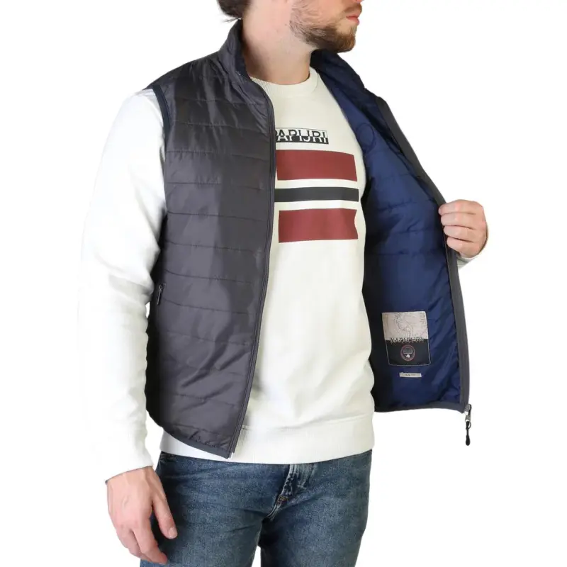 Napapijri Vests Men Gray-2