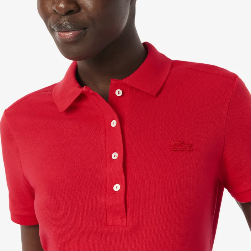 LACOSTE L.12.d Polo Shirt Women's Red-4