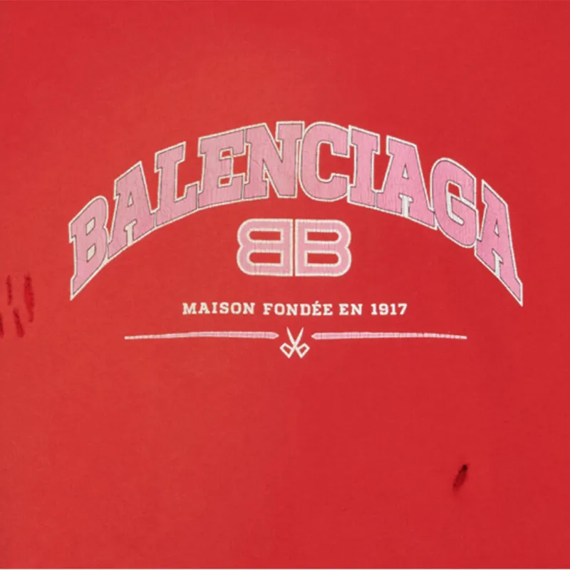 Balenciaga Women'ss Maison Balenciaga Cropped Hoodie-4