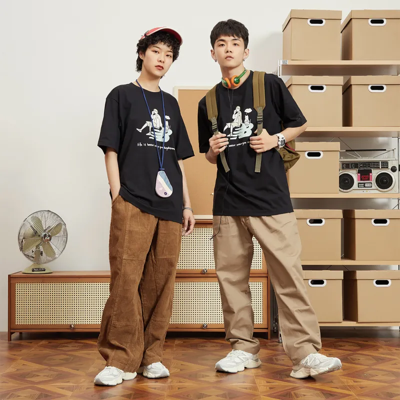 New Balance x PK LIANMINGKUANXILIE New Balance × PK Co branded Series T Shirt Unisex Black-4