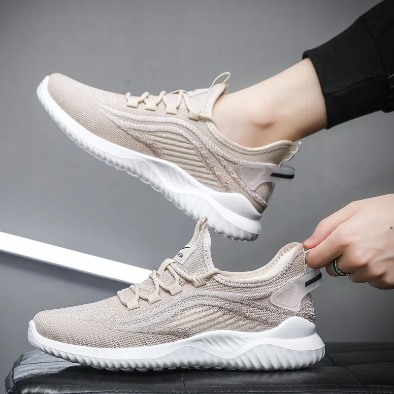 Warrior Warrior Lightweight And Water Resistant Low Top Casual Shoes Men's Beige-7