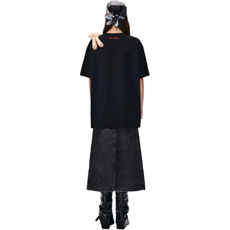 13 DEMARZO SS25 Drop Shoulder Sleeve T Shirt Unisex-5