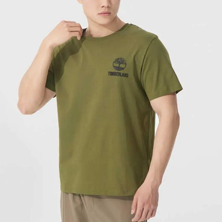 Timberland T Shirt Unisex Olive Green-2