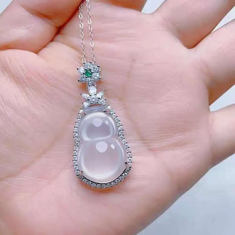 Grace Chalcedony Necklaces Women's-5