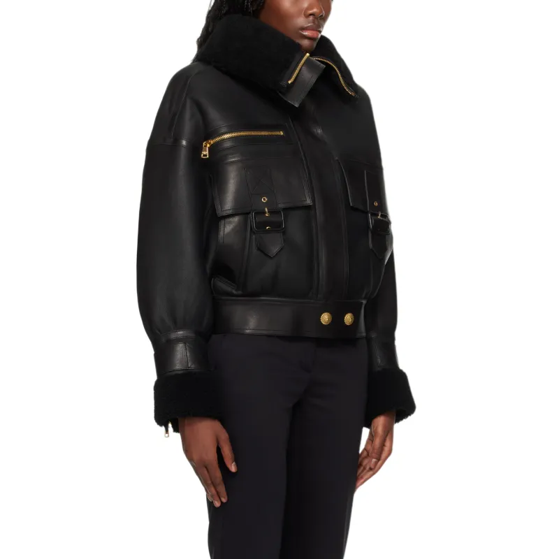 BALMAIN Zip Up Long Sleeved Jacket-1