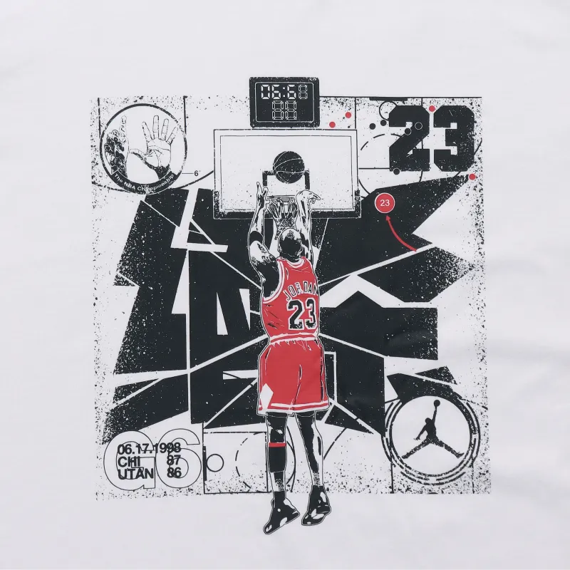 Jordan T Shirts Men White-3