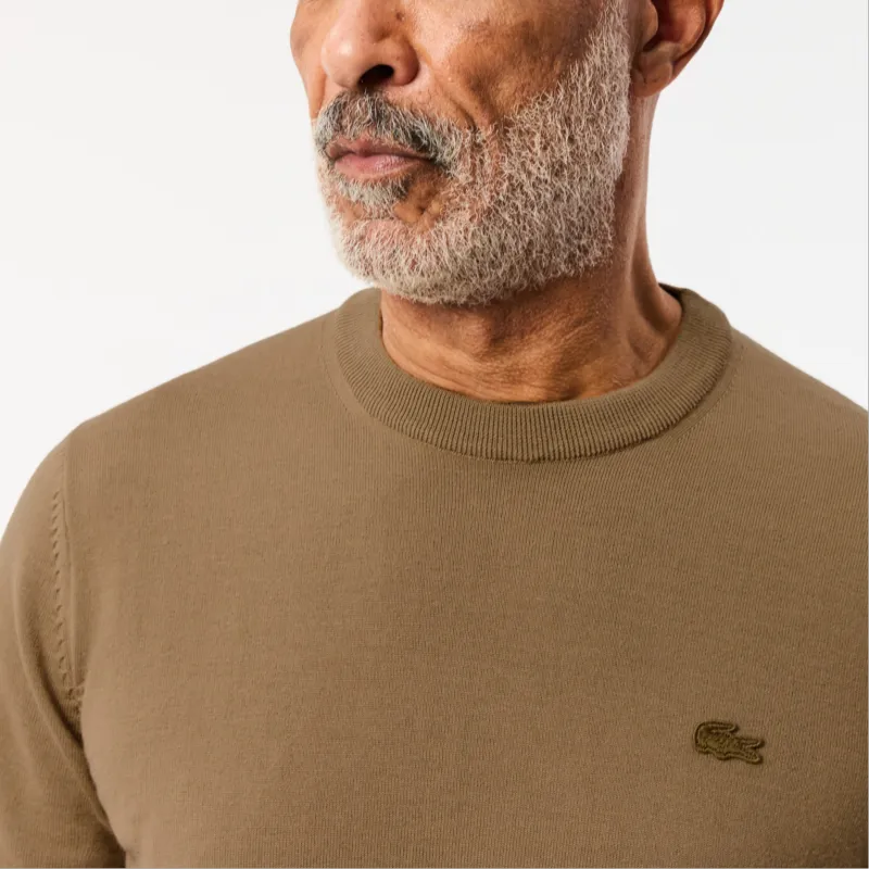 LACOSTE Crocodile patch Sweater-4