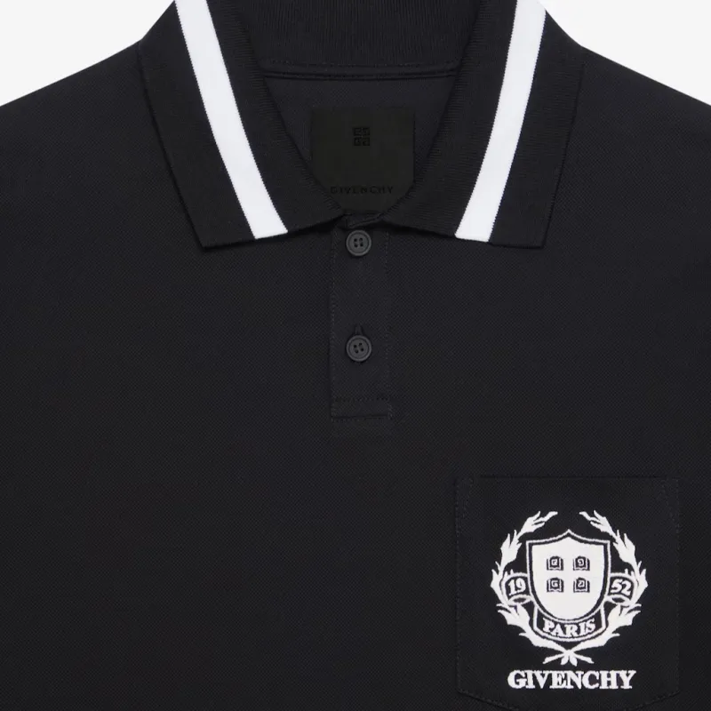Givenchy Logo Embroidered Polo Shirt-2