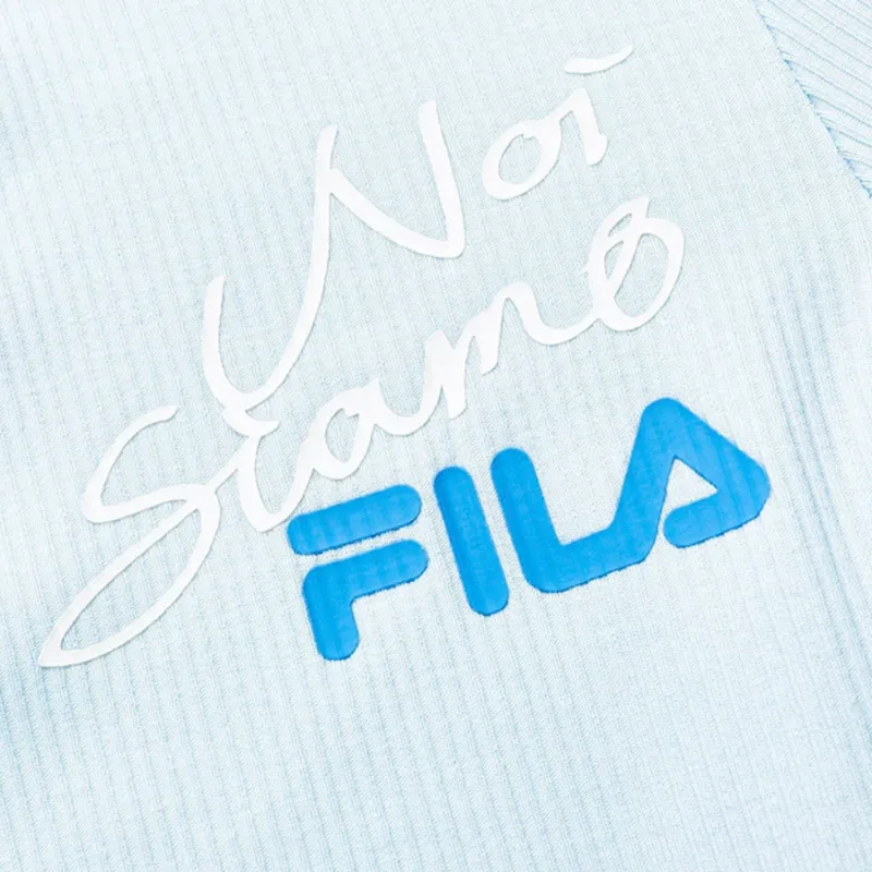 FILA FUSION Short Sleeved Dress Women's Blue-3