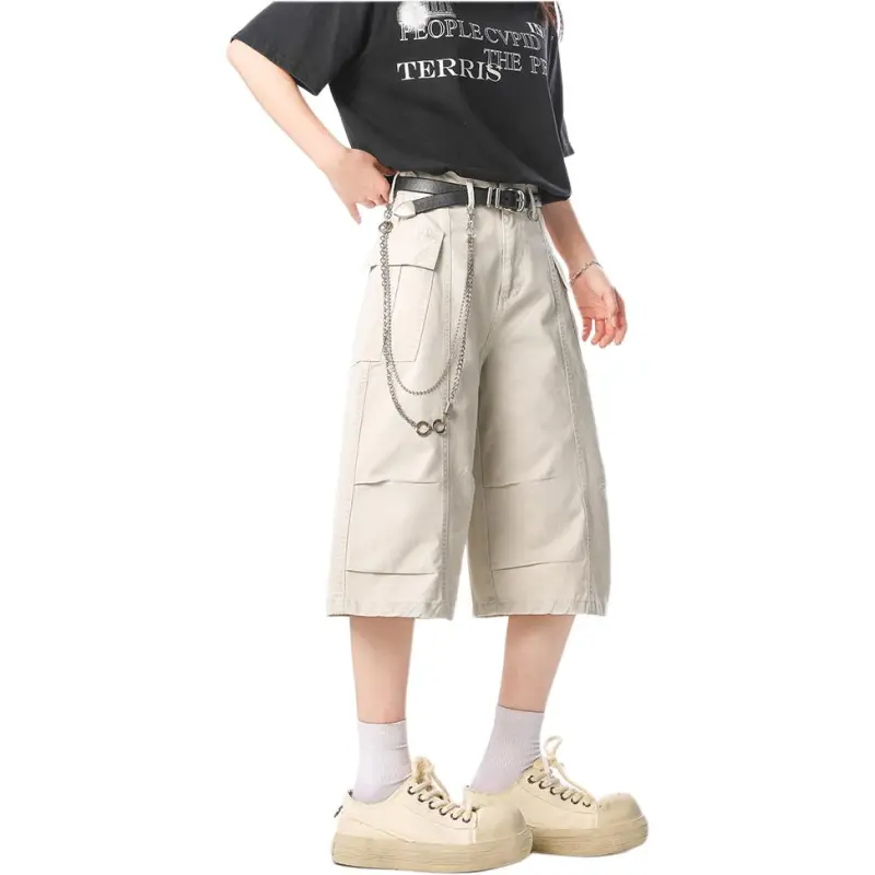 RAMPAGE Casual Shorts Unisex Apricot-2