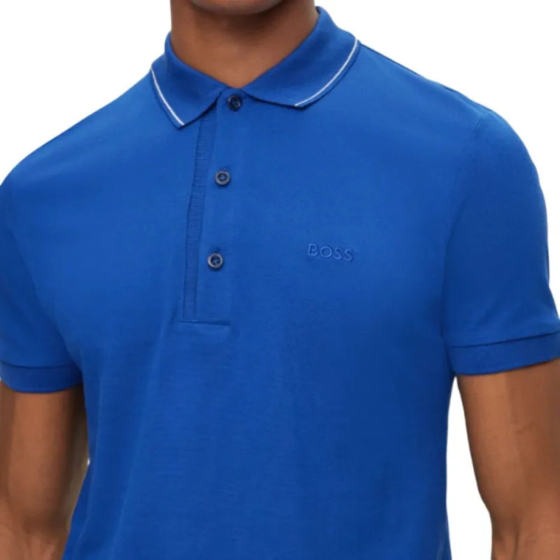 HUGO BOSS Paule Cotton Polo Shirt-4