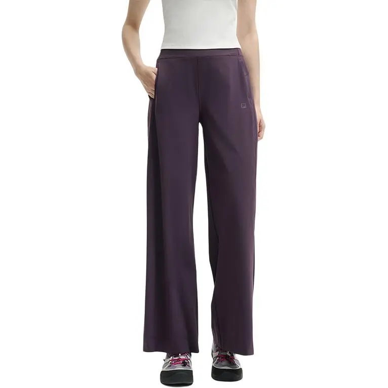 FILA ORIGINALE Casual Pants Women's Dark Purple-4