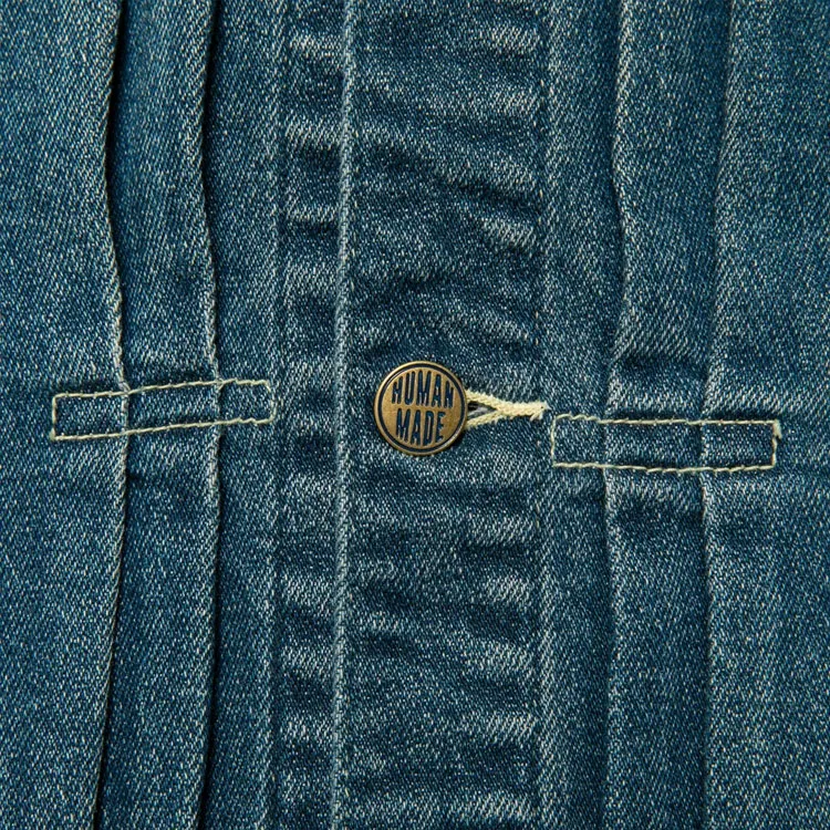 HUMAN MADE Denim Jackets Men Blue-3