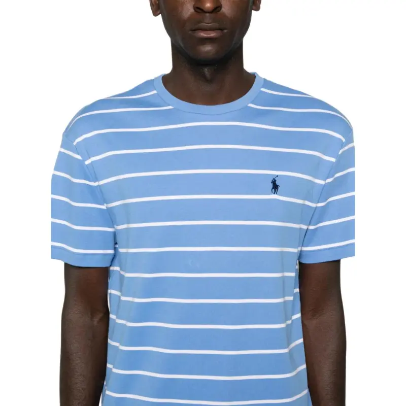 Polo Ralph Lauren Polo Pony motif Striped T shirt-4