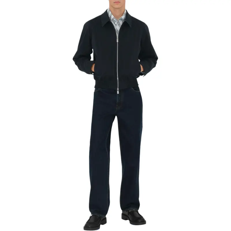 Burberry Zip up Shirt Jacket-1