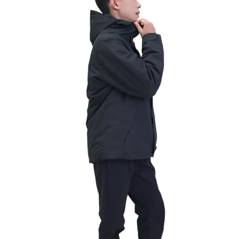 Timberland Water Resistant Windproof Breathable Warm Windbreaker Jacket Men's Black-2