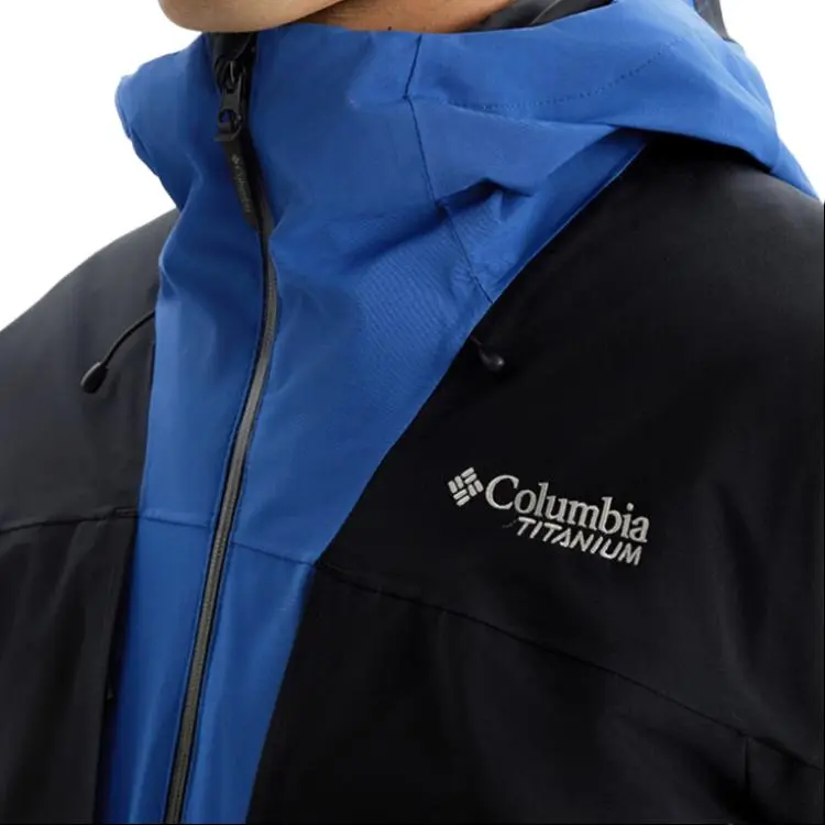 Columbia Winter Skiing And Paragliding Waterproof And Windproof To Keep Warm Windbreaker Jacket Men's Blue-5