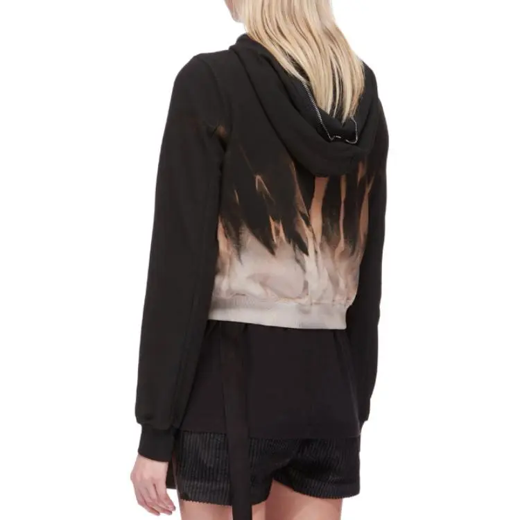 Rick Owens DRKSHDW Small Gimp Hoodie 'Black/Terra'-3