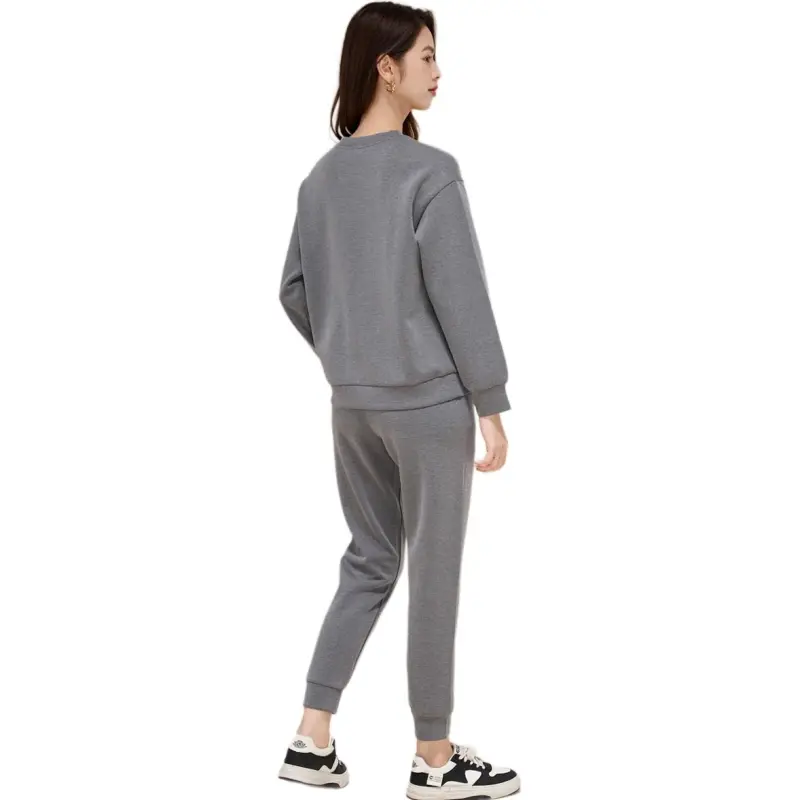 Fele.d Casual Suit Women's Gray-3