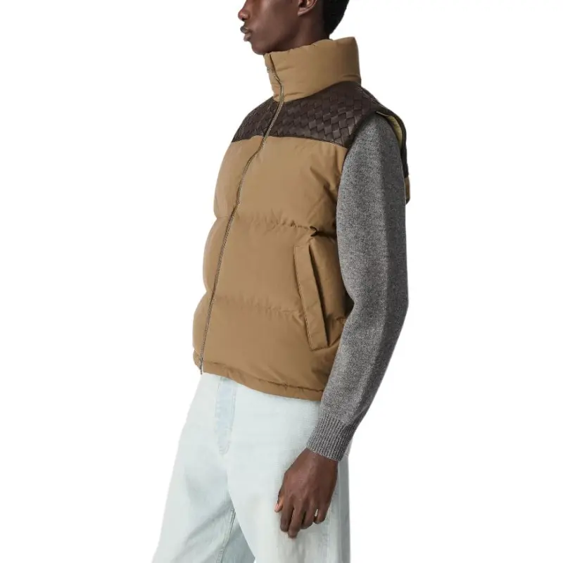 Bottega Veneta Frosted Poplin Puffer Gilet-2