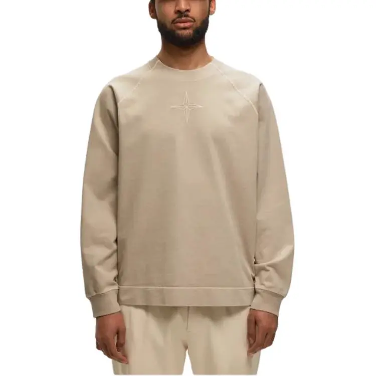 STONE ISLAND Logo embroidered Cotton Sweatshirt-3