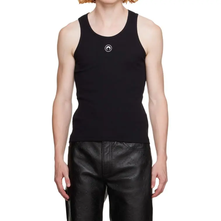 Marine Serre Embroidered logo Tank Top-4