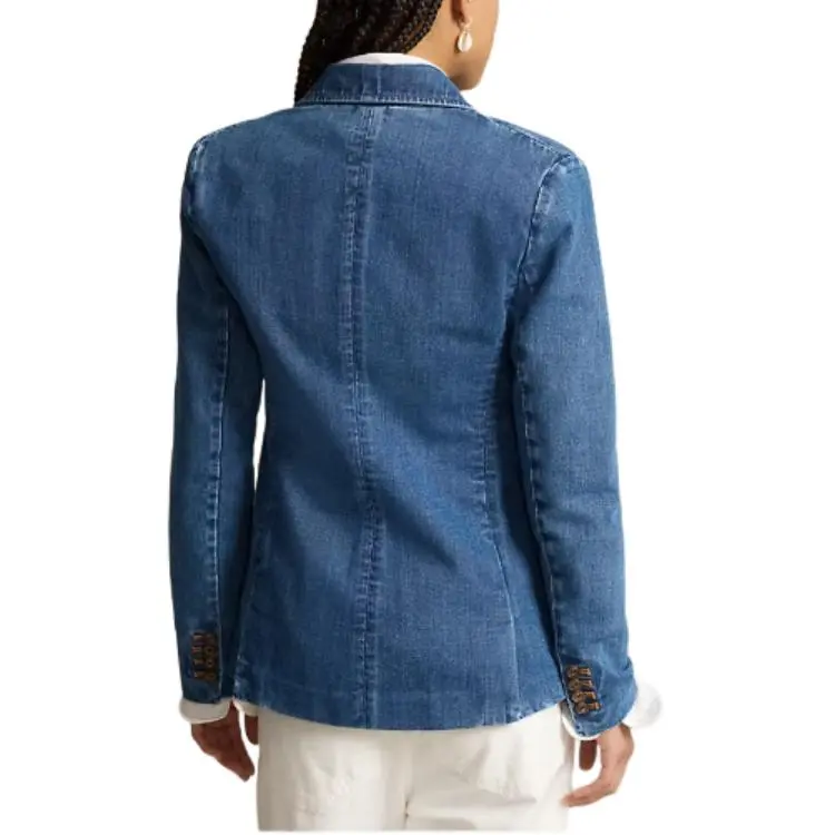 Polo Ralph Lauren Double Breasted Denim Blazer-4
