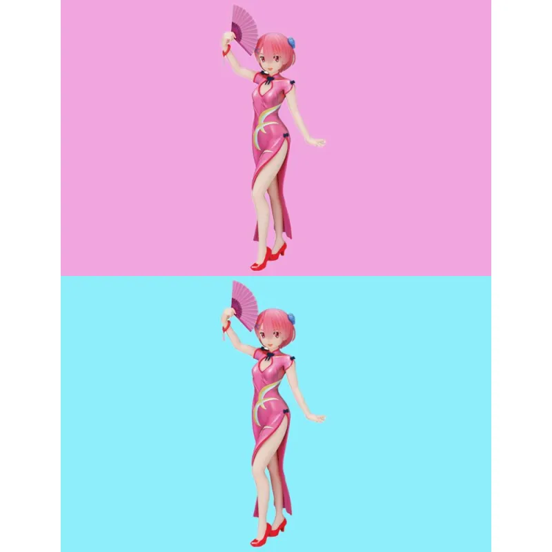 SEGA Ram Sega Re Zero Starting Life In Another World Re 0 Cheongsam Wf Limited Pearl Glow Color Bonus Gifts-1