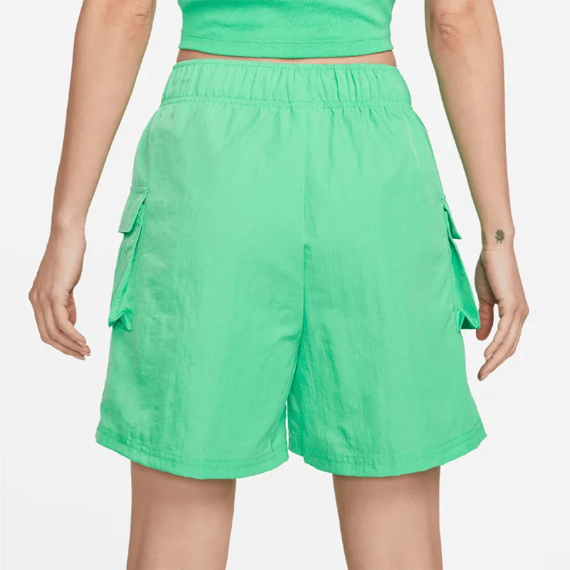 Nike Casual Shorts Women's Green Yellow-3