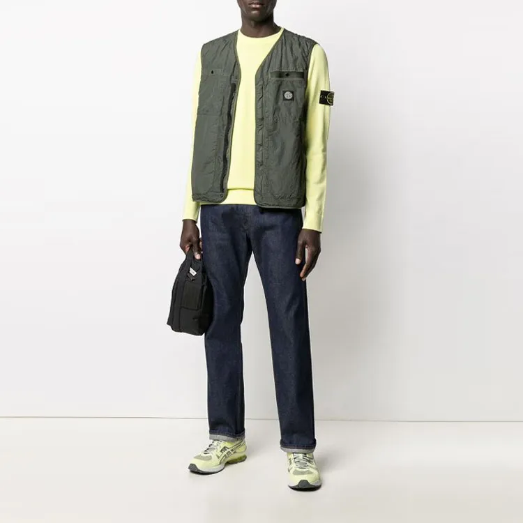 STONE ISLAND T Shirts Men Yellow-1