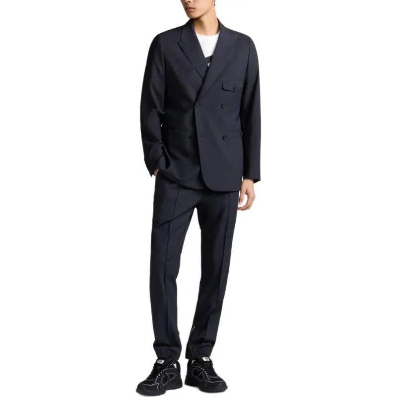 DIOR Casual Pants Men's Dark Blue-2