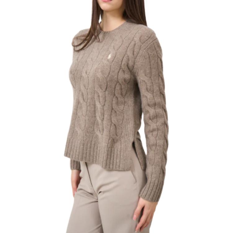 Polo Ralph Lauren Pony Embroidered Cable-Knitted Jumper - POIZON