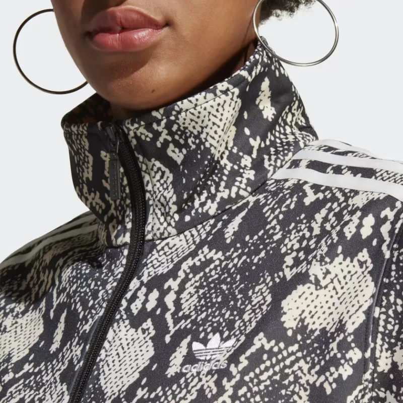 Adidas ALLOVER PRINT Jackets Women's Black-5