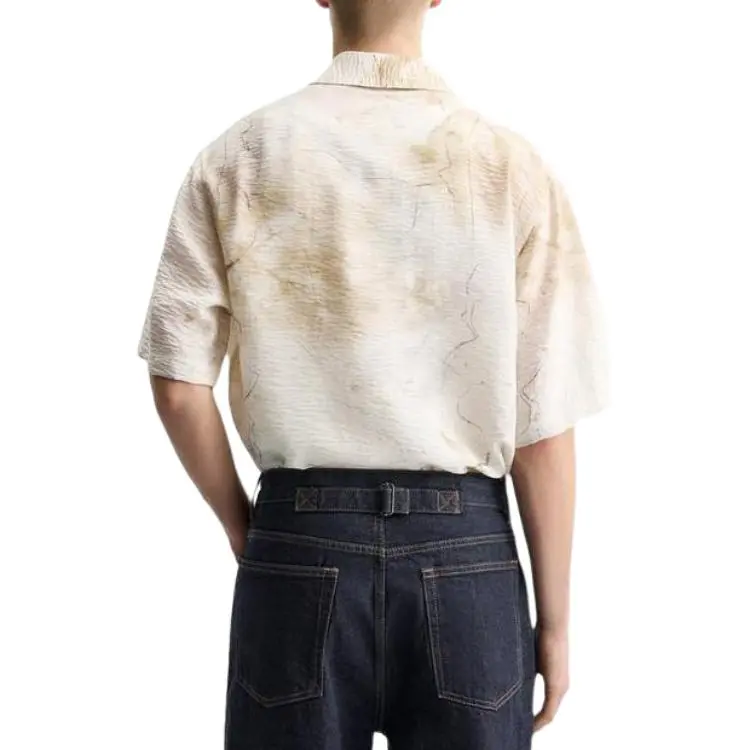 ZARA Shirts Men Beige-3