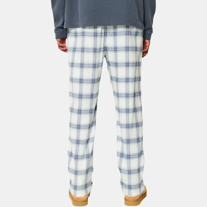 Hollister Pajama Pants Men's Slate Gray Checkered-2