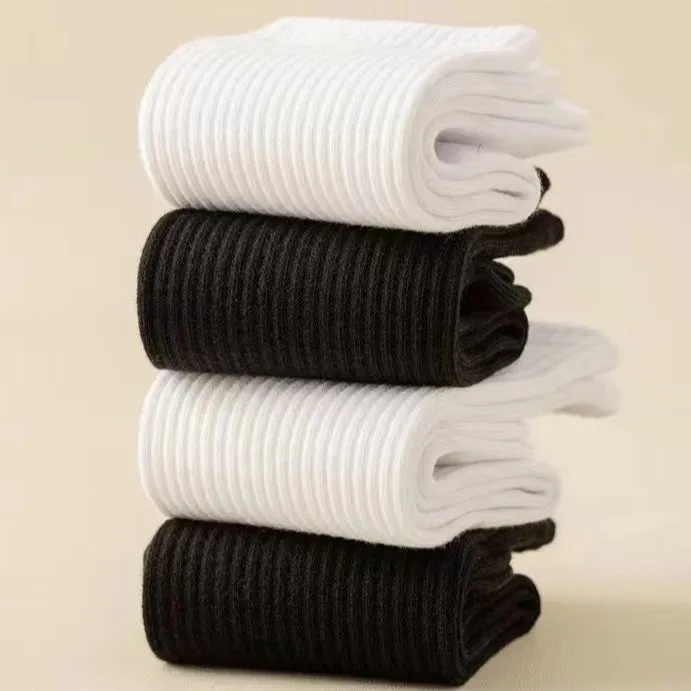 WANANNI Mid Calf Socks Unisex 5 Pack-3